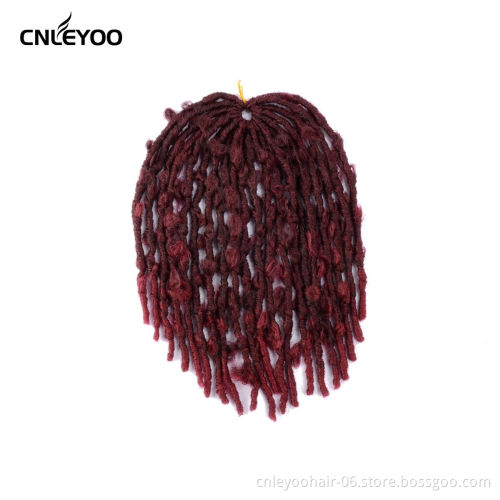 Wholesale 12 Inch 15 Roots Fluffy Butterfly Crochet Locs Pre-Looped Braids For Black Women Beauty